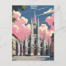 Search for italian cities postcards Milan