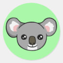 Search for happy koala stickers Cartoon