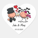 Search for cartoon couple stickers Bridal