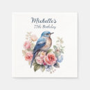 Recherche de oiseau bleu serviettes Pour elle