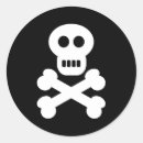 Search for skull and cross bones stickers Warning