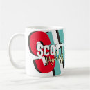 Search for first letter of your name mugs Colourful