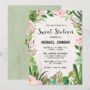 Search for cactus sweet 16 invitations Succulents
