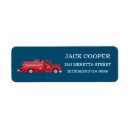 Search for fire truck return address labels Firefighter