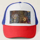 Search for blue peacock hats Background