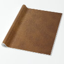 Search for leather look wrapping paper Rustic