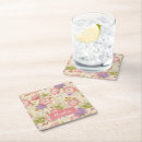 Search for vintage floral coasters Pink