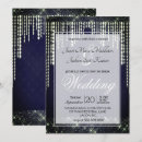 Search for navy blue diamond invitations Glitter