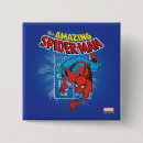 Search for spiderman buttons Marvel