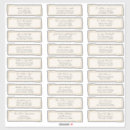 Search for pre addressed labels For her