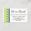Recherche de we have moved invitations Changement d'adresse