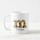 Search for leopard monogram mugs Cute