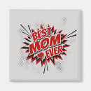 Recherche de maman heureuse magnets Typographie