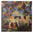 Search for cow tiles Vintage