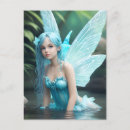 Recherche de fée bleue cartes postales Mythique