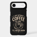 Recherche de humour de café iphone coques Accro au café