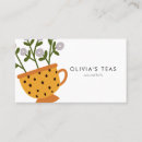 Search for tea business cards Floral