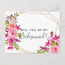 Search for asking questions postcards Bridesmaid