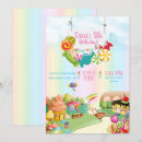 Search for rainbow candy land invitations Girl