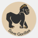 Search for silverback gorilla stickers Wildlife