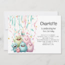 Search for little monster 1st birthday invitations Kids