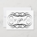 Search for monogram thank invitations Classic