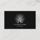 Search for peacock business cards Beauty
