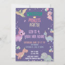 Search for watercolor dinosaur invitations Four