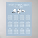Recherche de dusty blue wedding seating charts Monogramme