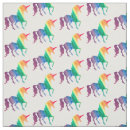 Search for unicorn fabric Watercolor
