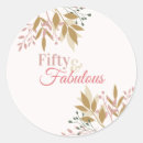 Search for fifty and fabulous stickers Blush pink