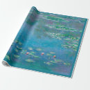 Search for monet wrapping paper Vintage