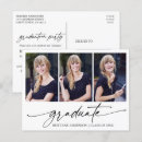 Search for graduation class horizontal postcards Black and white