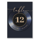 Recherche de retro wedding table cards Style rétro