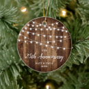 Search for anniversary ornaments 25 years of marriage