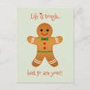 Search for tough cookie cards Gingerbread man