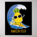 Recherche de ananas drôle posters Pizza à l'ananas