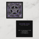 Search for pentagram business cards Wiccan
