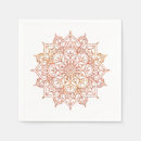 Recherche de mandala blanc serviettes Parti