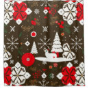 Search for vintage christmas shower curtains Pattern