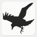 Search for raven silhouette stickers Bird