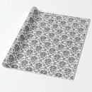 Search for black and white damask wrapping paper Modern