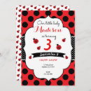 Recherche de rouge de coccinelle anniversaire invitations Poitrine