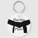 Recherche de maman de karaté porteclés Ceinture noire