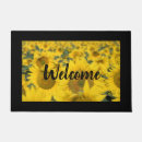 Search for bright yellow doormats Sunflowers