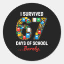 Search for funny i survived stickers Vintage