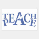 Search for doves rectangle stickers Blue