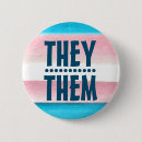 Search for they them their pronouns buttons Colourful