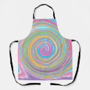 Search for circle pattern aprons Colorful