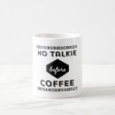 Search for no talking before mugs Typography
